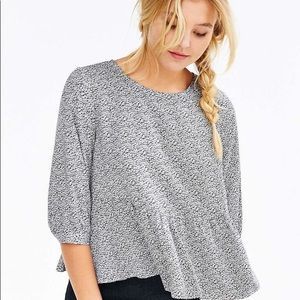 Urban Outfitters Cooperative  Lara Peplum Blouse